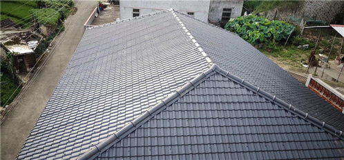 古韵新材 解析虹鑫建材树脂古筒瓦及其在现代建筑中的应用